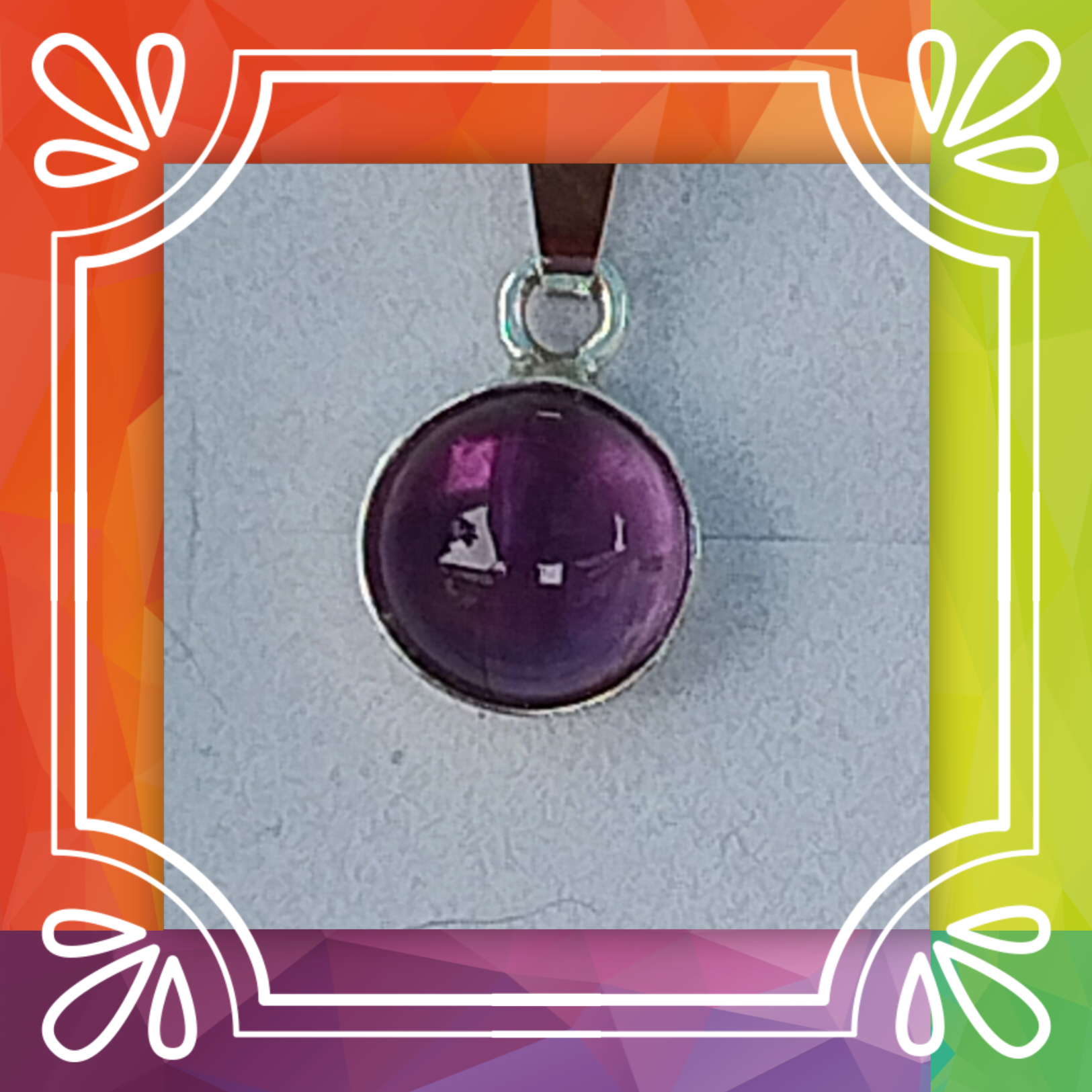 Round Pendant Necklace