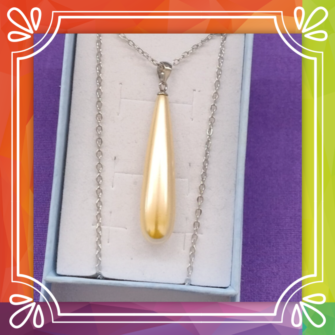 Pearl Tear Drop Necklace