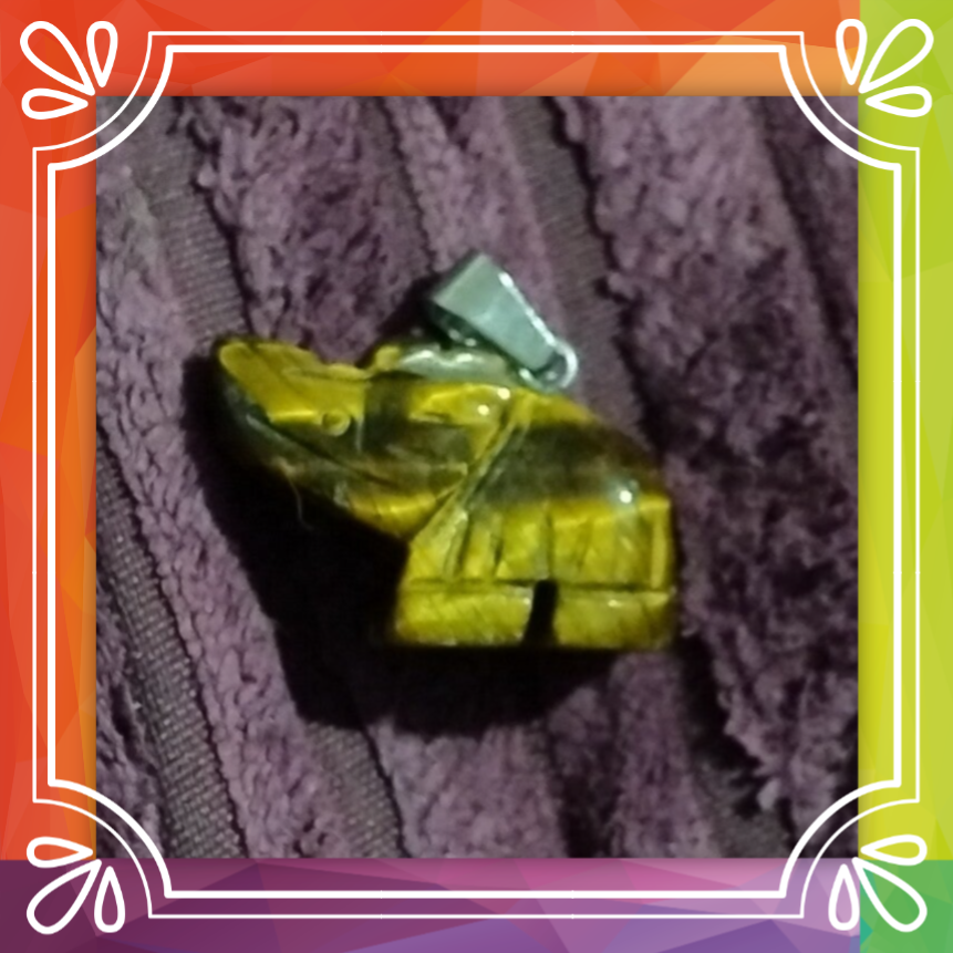 Crystal Elephant Thong Necklace.