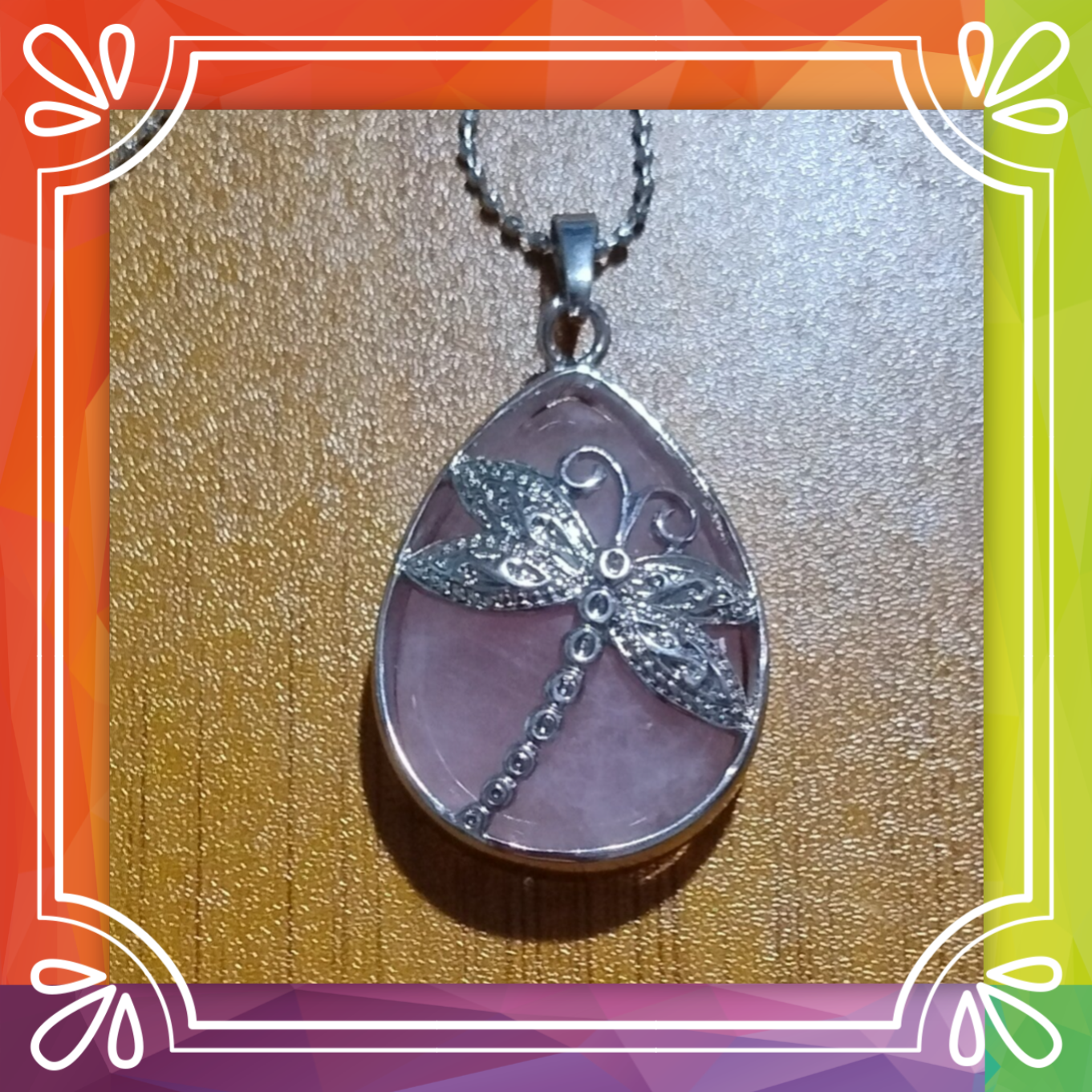 Crystal Dragonfly Necklace