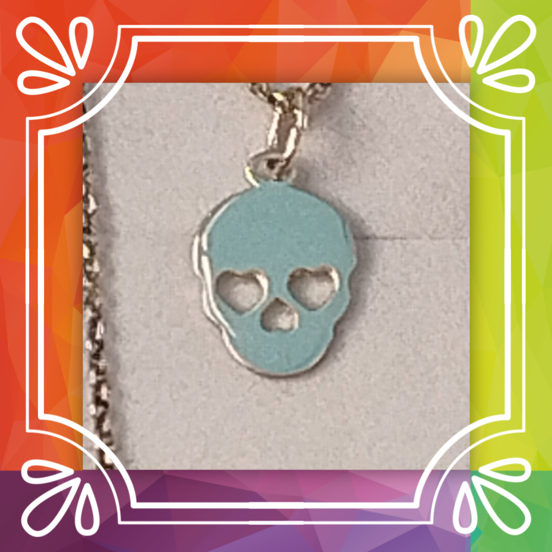 Flat Skull Necklace