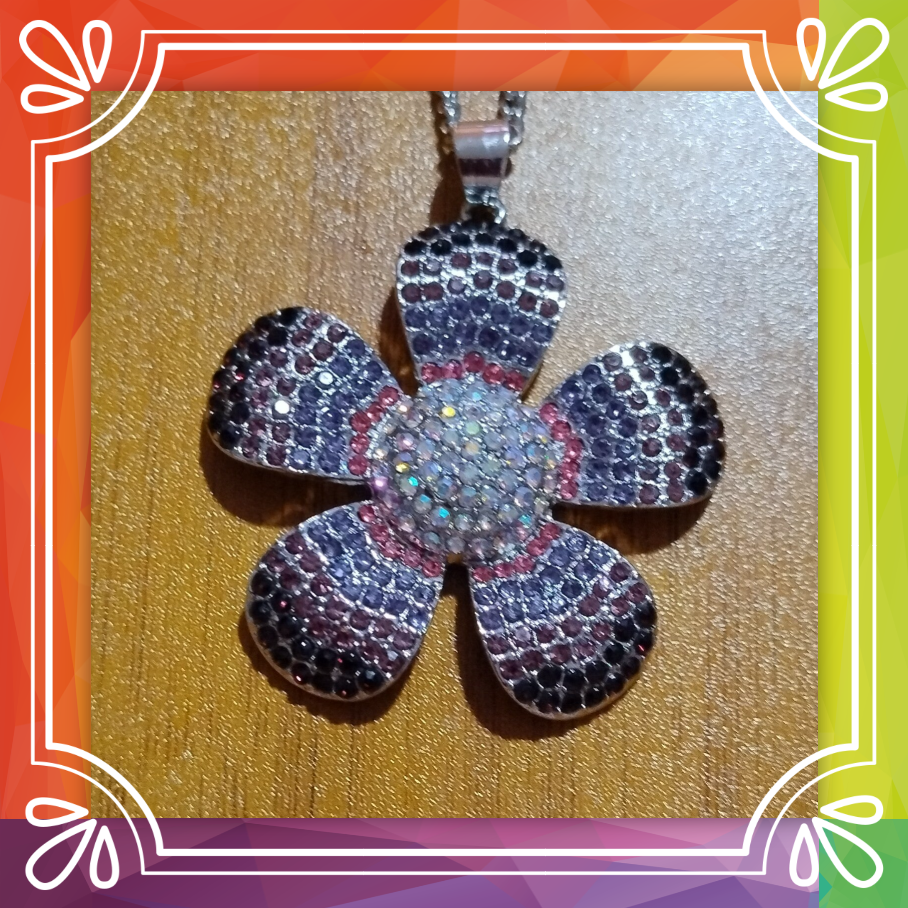 Dazzling Flower Necklace