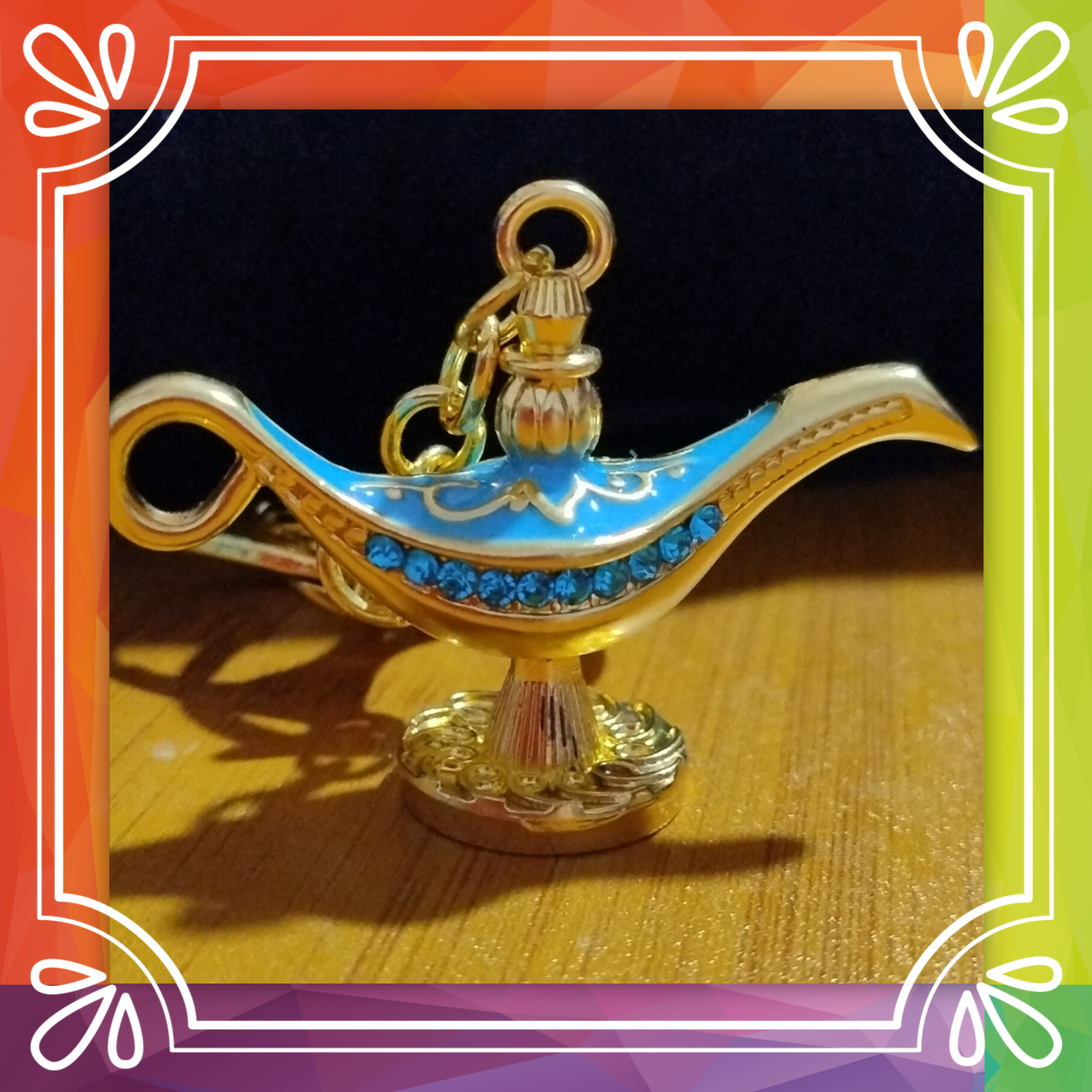 Aladdin's Lamp Keyring