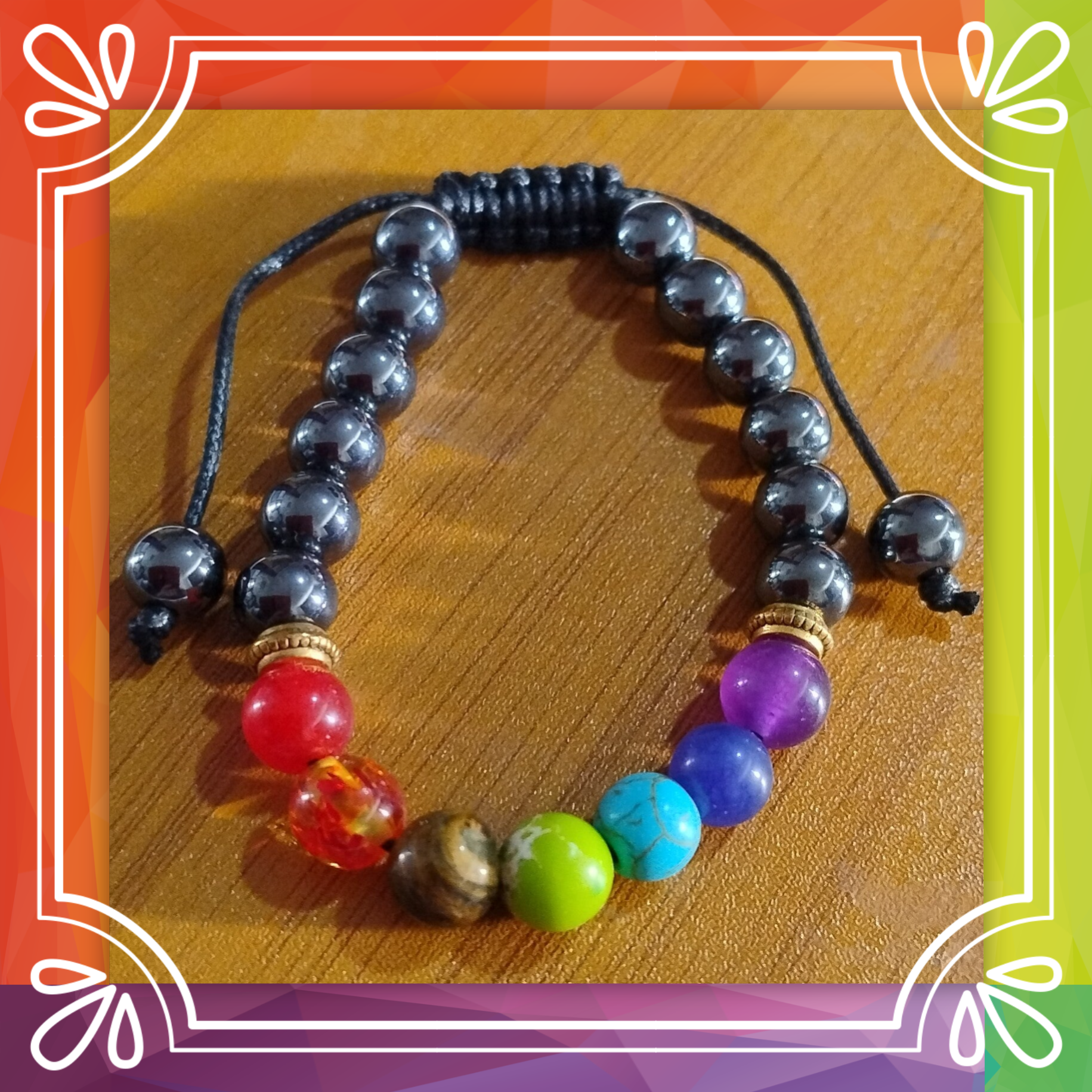 Crystal Chakra Bracelet.