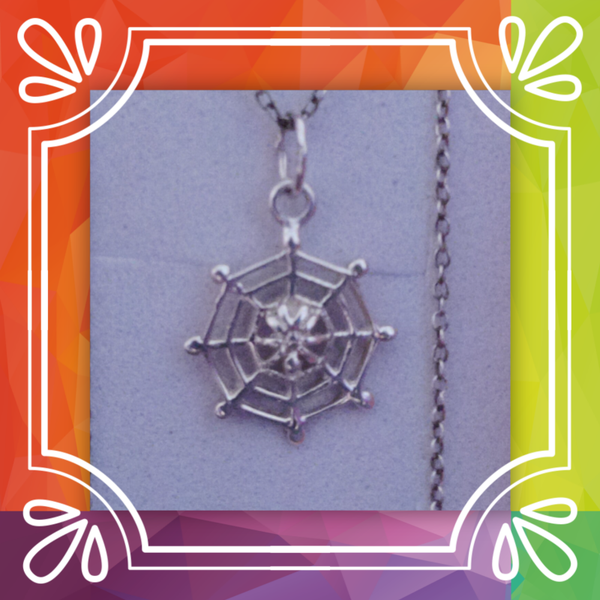Spider Web Necklace