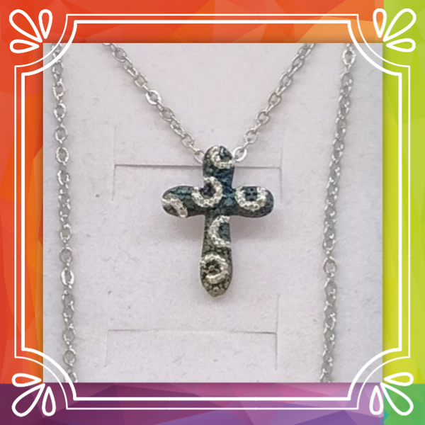 Austrian Crystal Cross Necklace