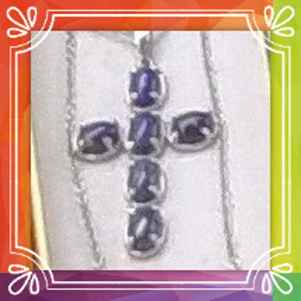 Crystal Cross Neclace