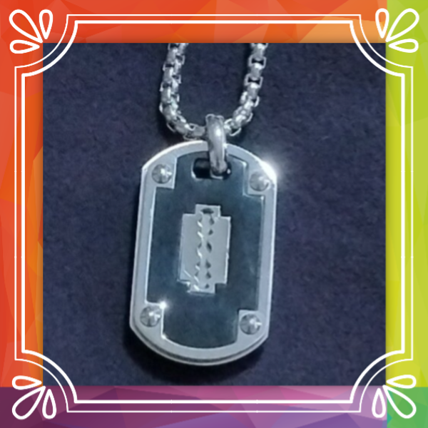 Two-Tone Dogtag Necklace