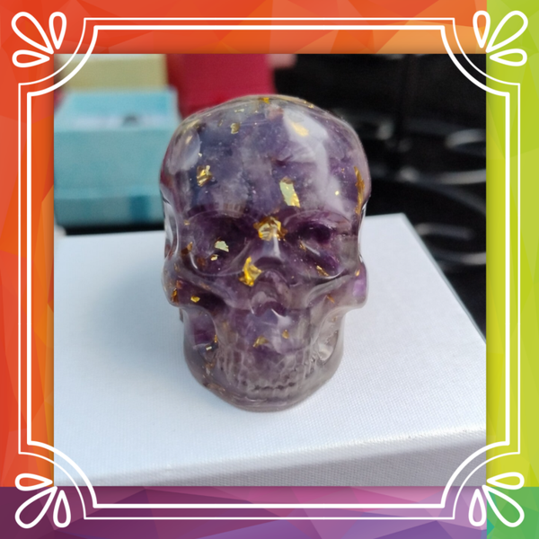 Amethyst Skull