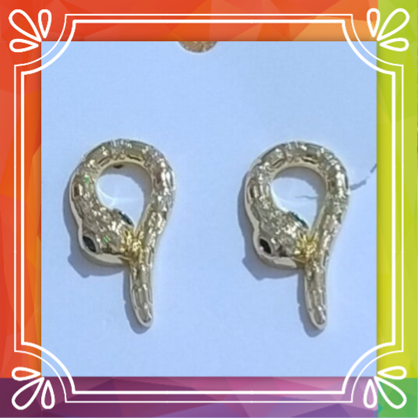 Sleeping Snake Earrings
