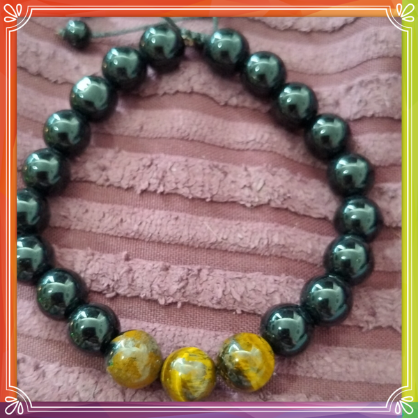 Mens Stone Bracelet
