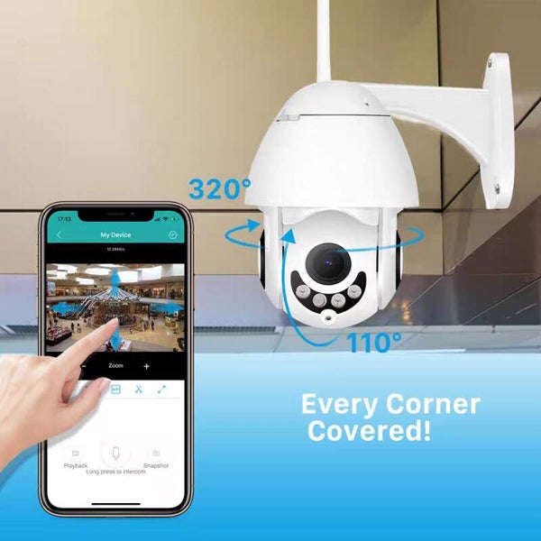 360 degree 8mp double way audio camera