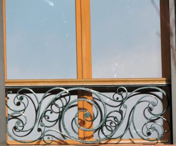 Appuis de fenêtre fer forgé style louis XV(2) | Ferronnerie Rocle Emmanuel