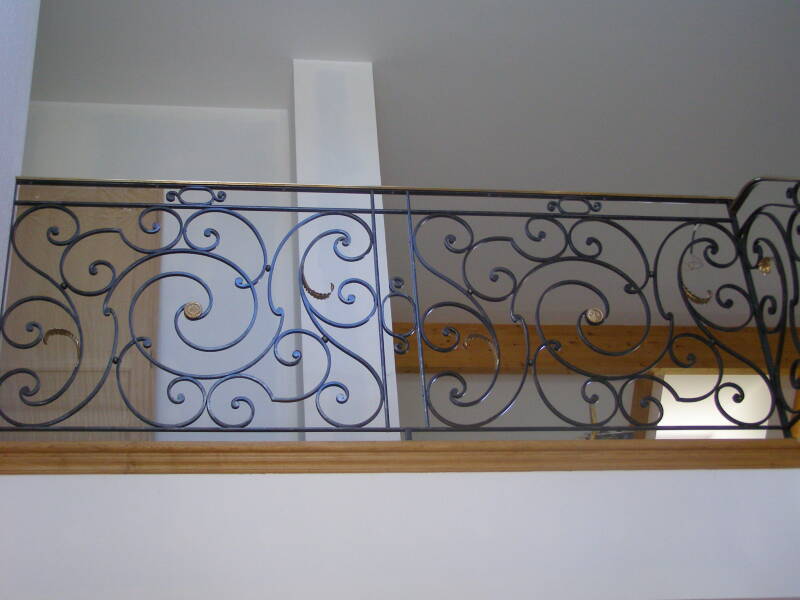 balustrade-interieur-fer-forgé