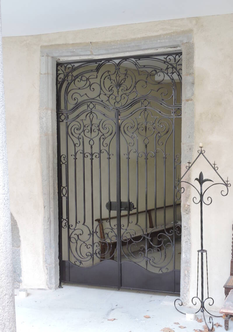 Porte-double-fer-forgé