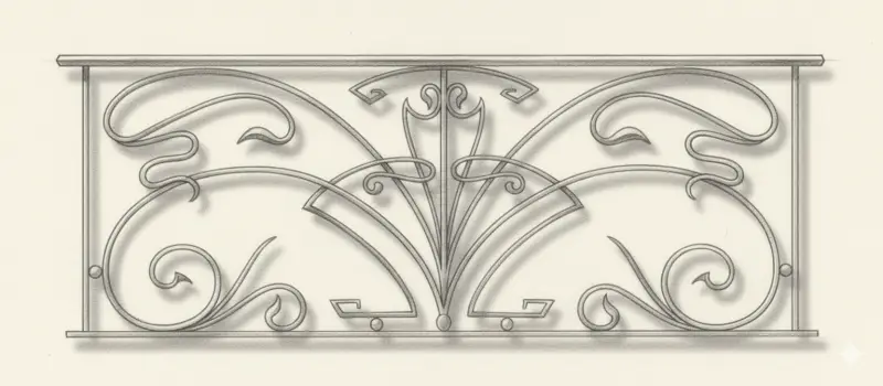 Garde-corps décoratif pour fenêtre – fabrication Rocle