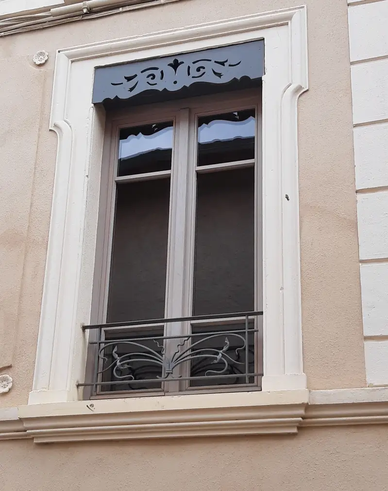 Garde-corps-fer-forgé-Roanne-Loire-(42)