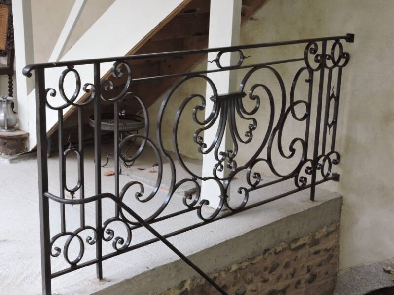 Garde corps en fer forgé