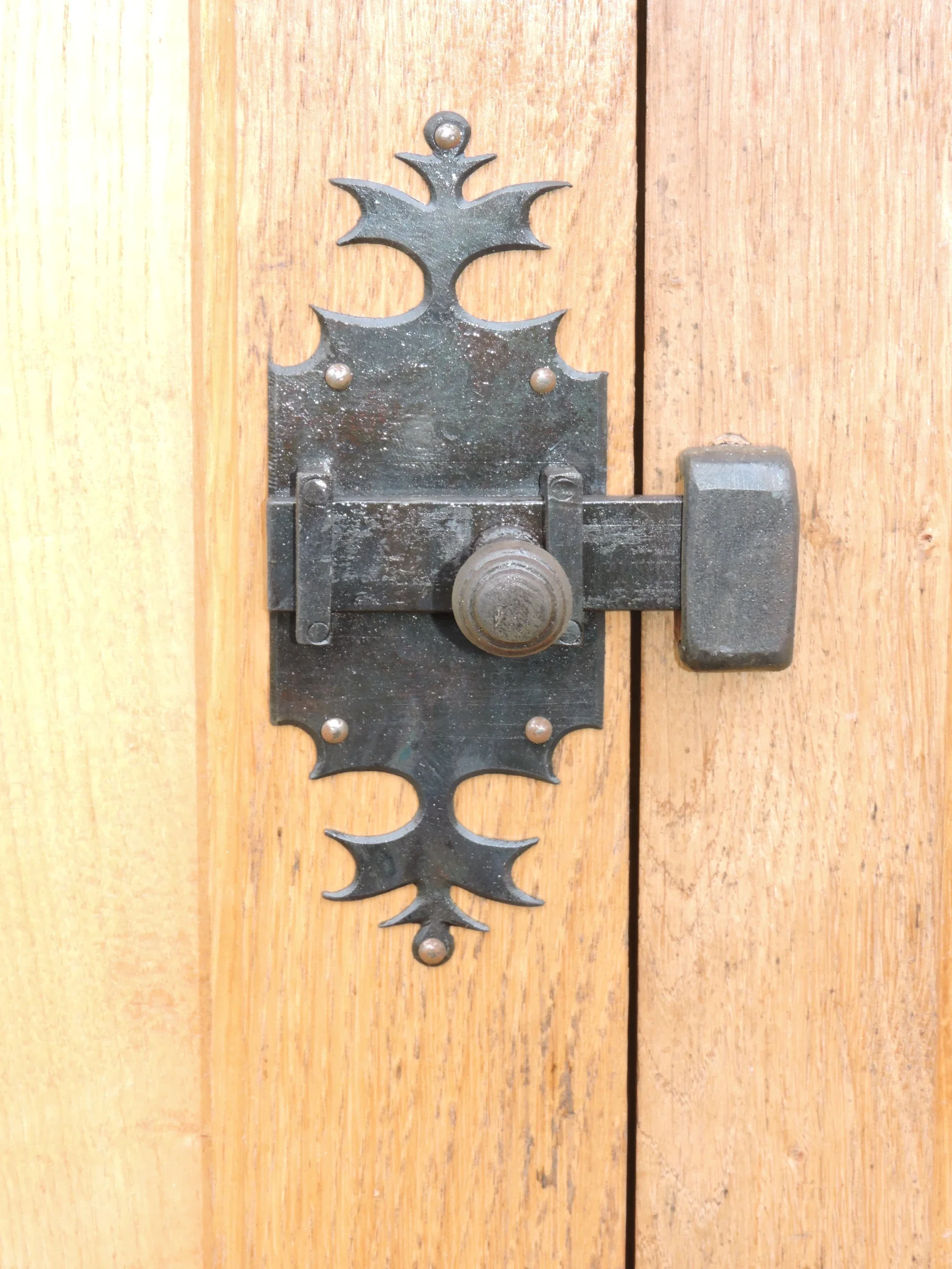 targette fer forgé ancienne