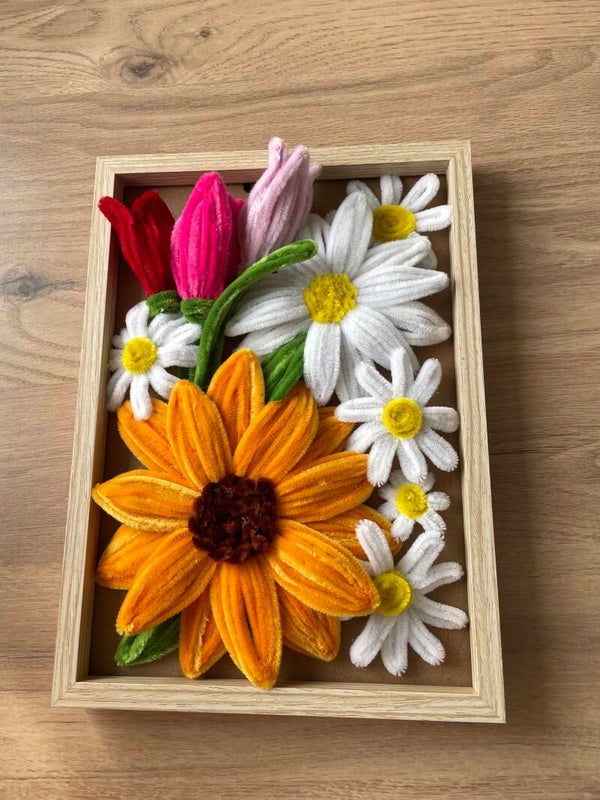 Tableau Fleurs Tournesol-Marguerites