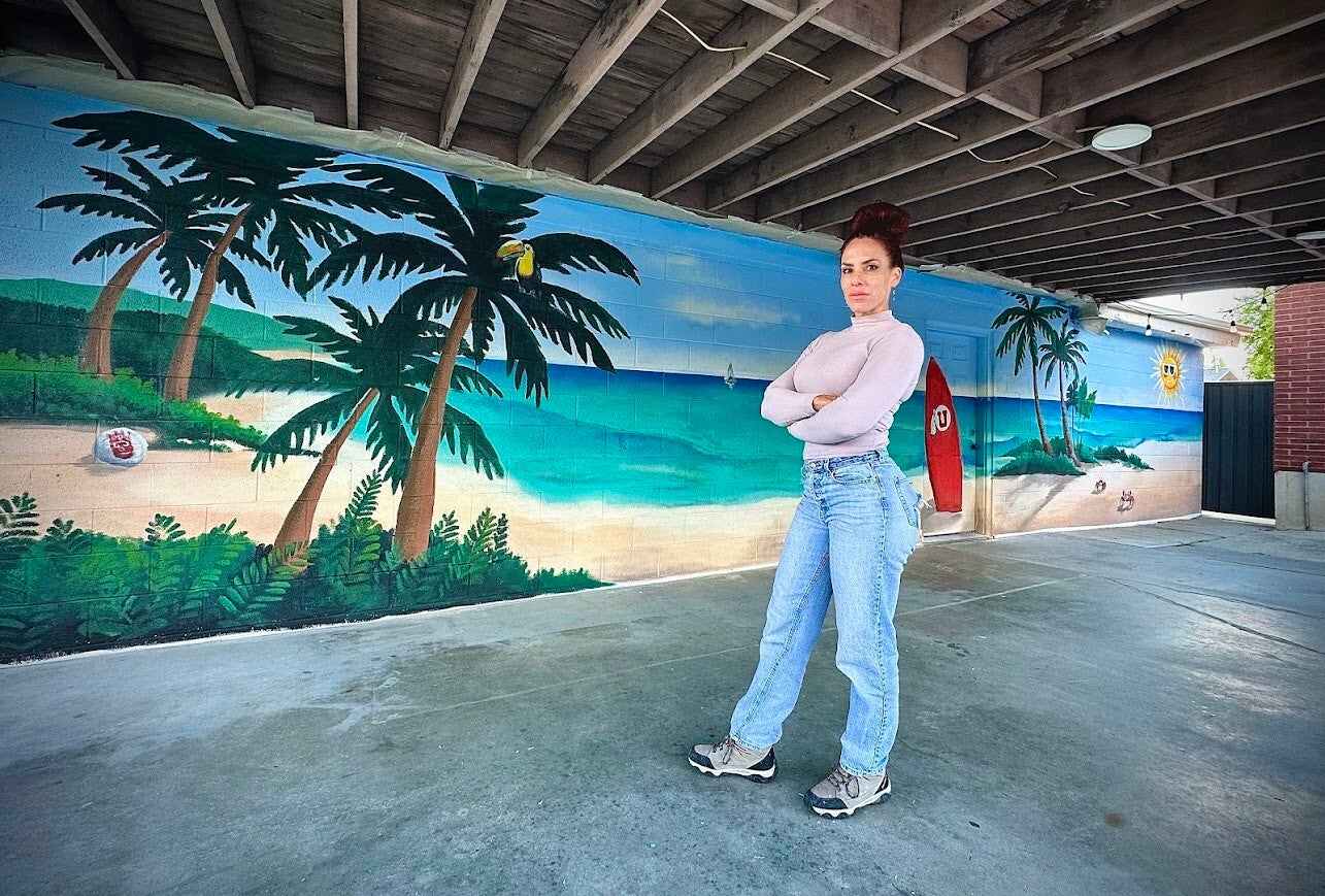 AirBnb Outdoor Beach Mural June 2026