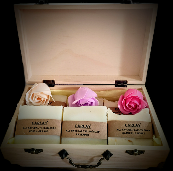 6 soaps gift box.