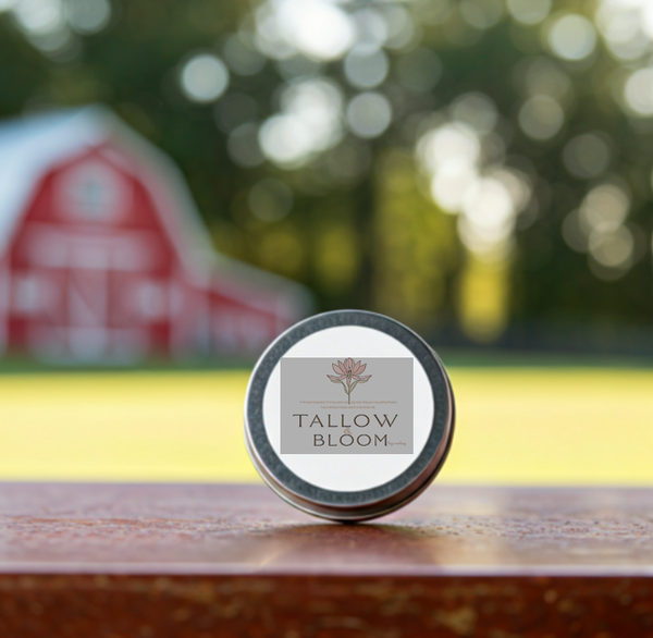 100% USDA GRASS-FED TALLOW & BLOOM LIP BALM!