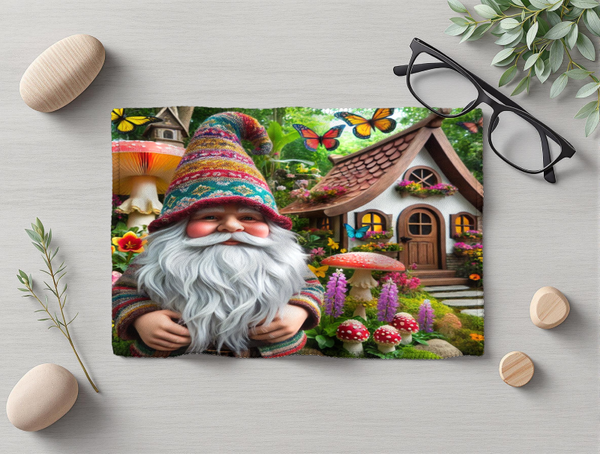 Microfiber Cleaning Cloth, Garden Gnome