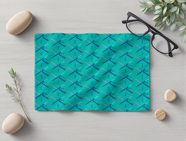Microfiber Cleaning Cloth, PDX Iconic Carpet Design