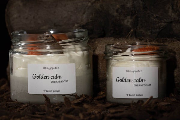 BUNDELPAKKET: 1 grote geurkaars + waxmelts (100gr)