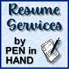 Resume Services by PEN in HAND Logo