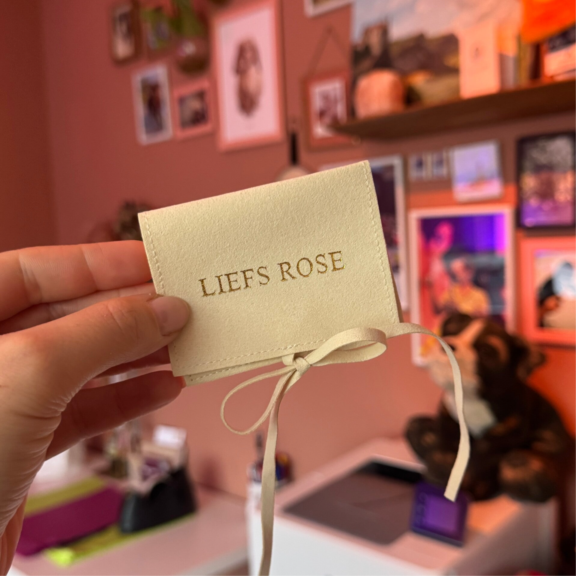 Extra Liefs Rose Sieradenzakje