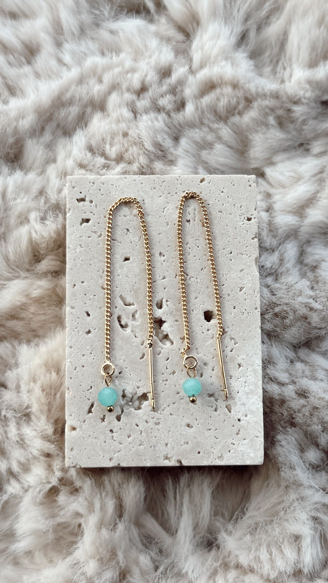 Oorbellen Maple Aqua