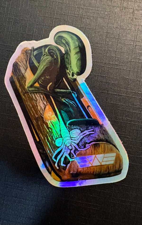 Alien Vacation Sticker