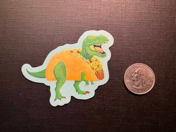 Taco Tyrannosaur magnet