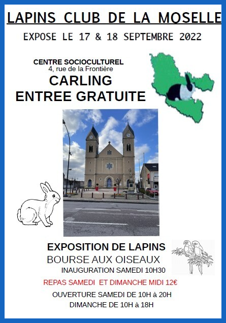 Exposition lapins club de la moselle