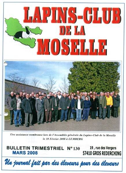 AG 2008 lapins club de la moselle