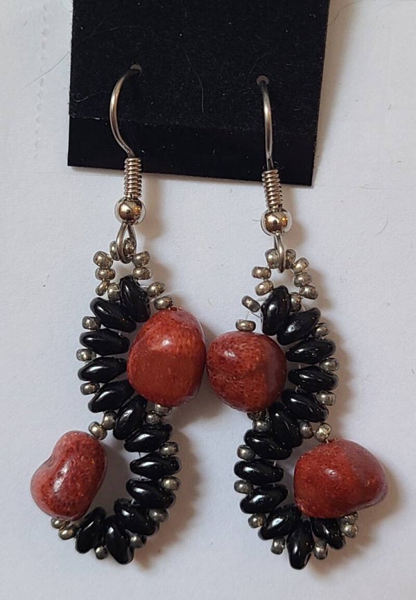 Boucles d'oreille Ying Yang