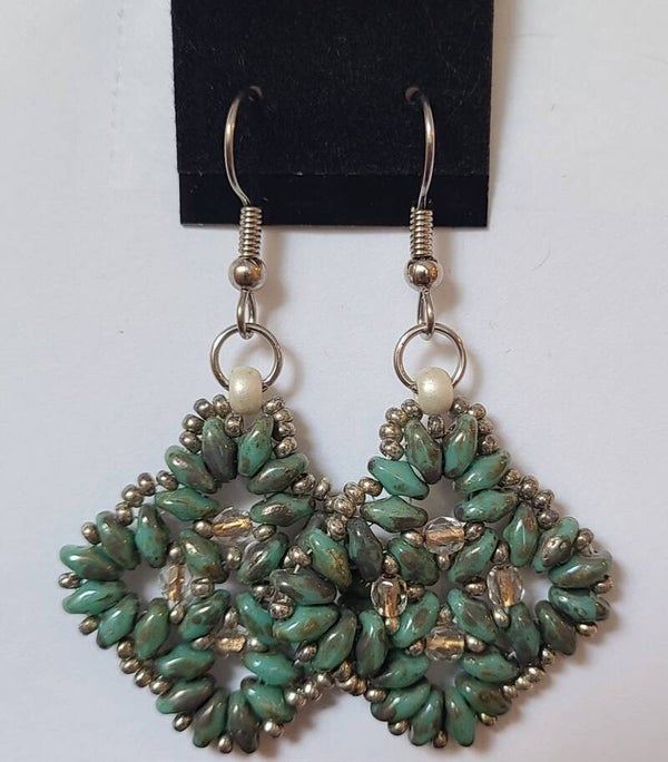 Boucles d'oreilles Fleuron