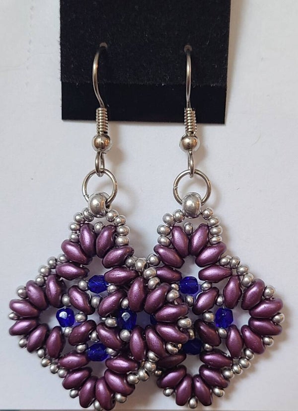 Boucles d'oreilles Fleuron