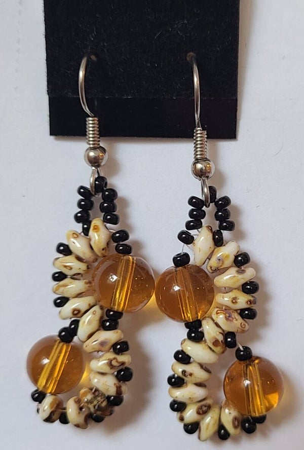 Boucles d'oreille Ying Yang