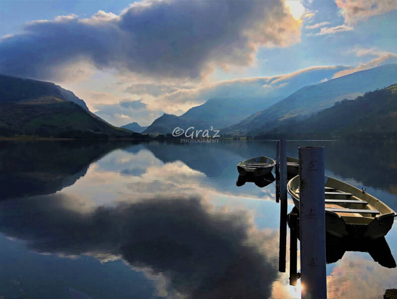 Llyn Nantlle in Snowdonia