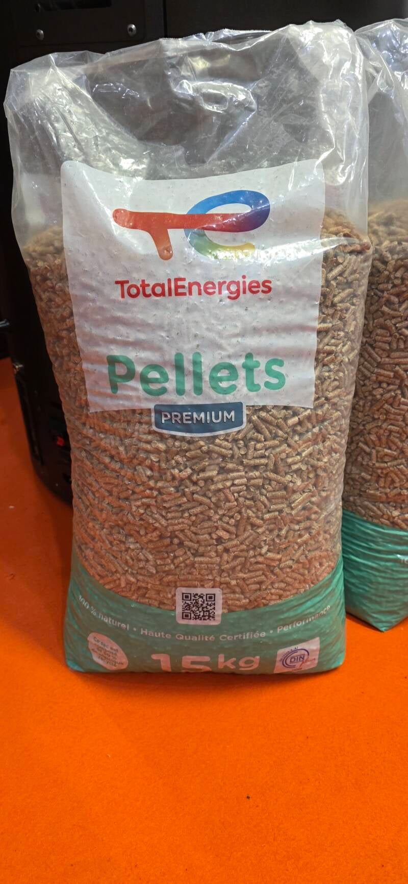 Palette de granulés pellets Total Energie Premium 66 Sacs Livraison et rangement