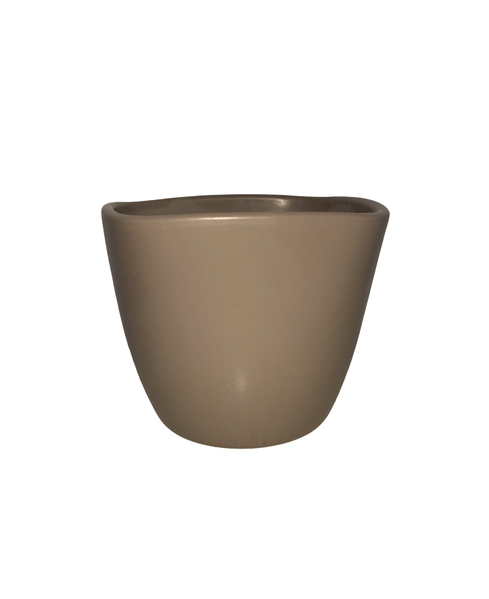 Grey/Beige Square Plant Pot