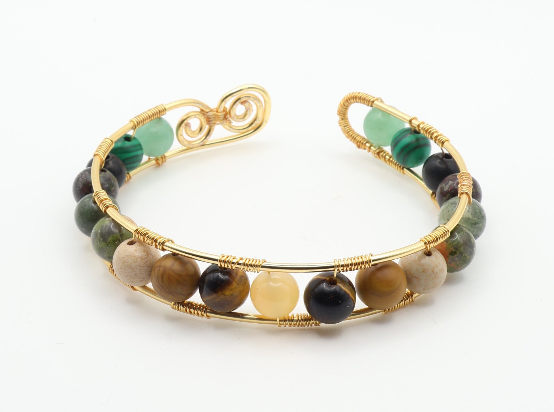 3/4 bangle 'Spiralicious'