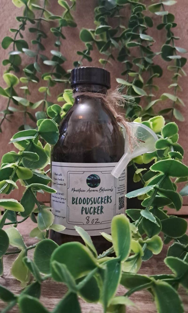 8oz Glass Refill Bottle with Funnel DEET & Paraben Free