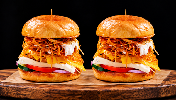 2 Noodle Tikki Burger