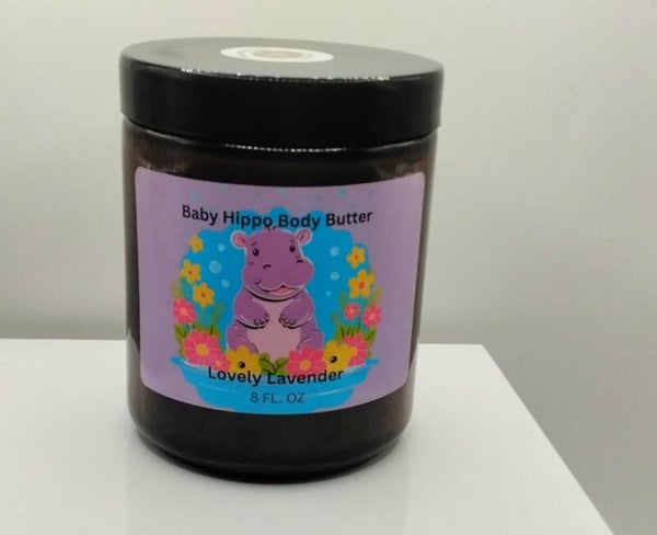 Baby Hippo Body Butter  Lovely Lavender