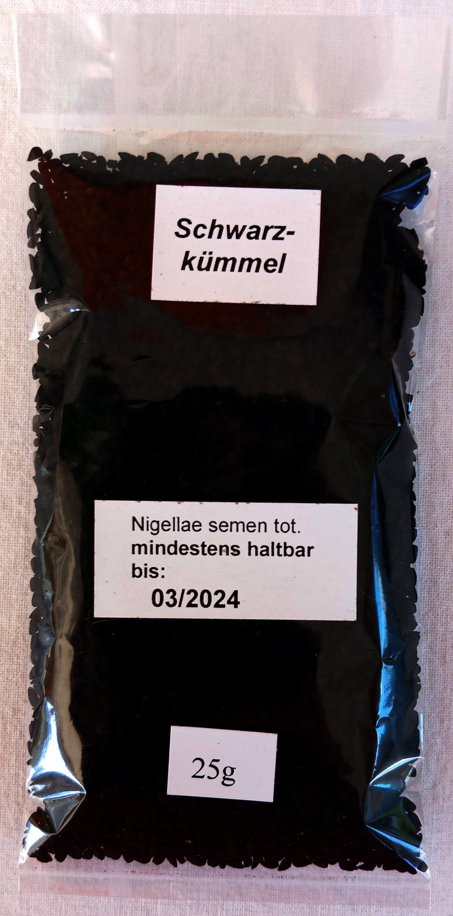 Schwarzkümmel ganze Samen Nachfülltüte