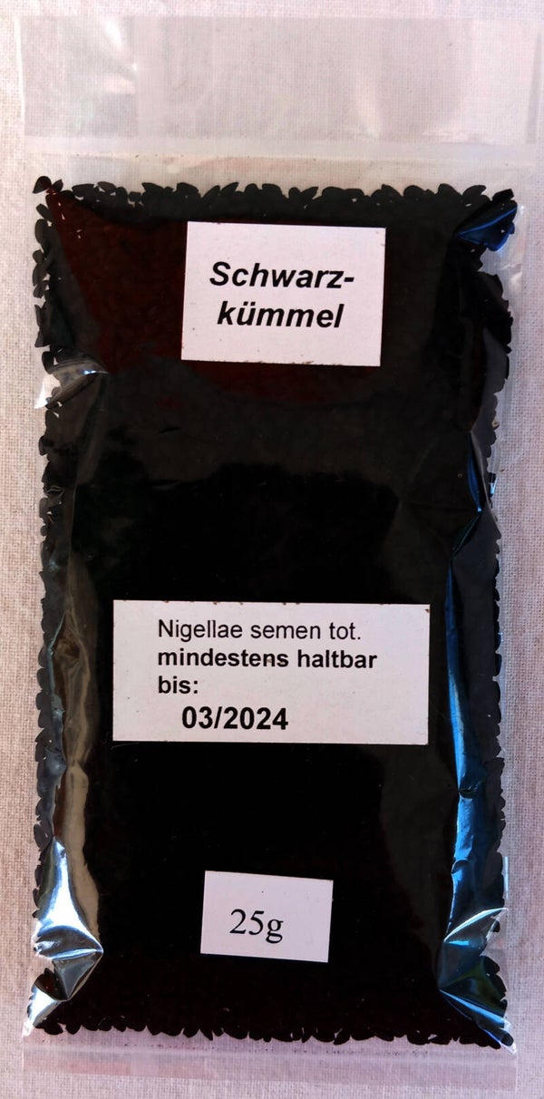 Schwarzkümmel ganze Samen Nachfülltüte